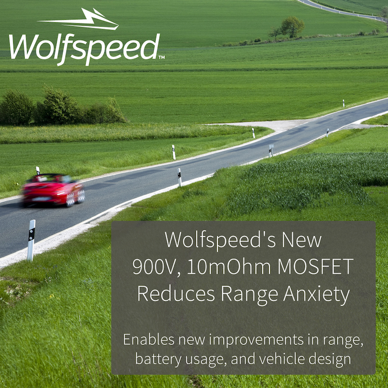 Wolfspeed introduces new SiC MOSFET for EV drivetrains